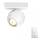 Philips Hue White Ambiance Buckram Spot-Lampe inkl. Dimm-Schalter bei MediaMarkt