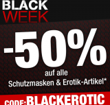 50% auf Schutzmasken und Erotik Artikel bei Vedia (nur heute, täglich eine neue Aktion)