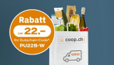Coop: Gutschein für 22 Franken Rabatt ab 222 Franken Bestellwert