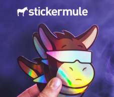 Stickermule: 50 Hologramm Sticker für $9 (via AppSumo)