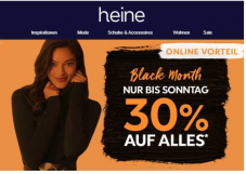 30% auf das gesamte Sortiment bei Heine