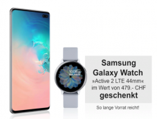 Samsung Galaxy S10+ 128 GB & Galaxy Watch Active 2 LTE bei Ackermann
