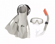 Bestway Hydro-Swim Meridian Schnorchelset in Grau oder Blau bei nettoshop