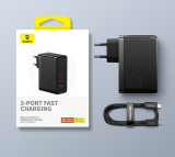 Baseus 160W GaN Ladegerät mit PPS & Power Delivery 3.1 & 240W USB-C Kabel bei AliExpress für 61 Franken