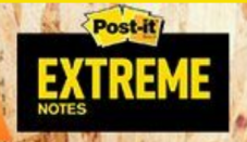 Gratismuster Post-It Extreme Notes