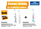 3x Philips Schallzahnbürsten bei melectronics
