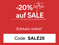 C&A - 20% Zusatzrabatt auf Sale-Artikel