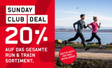 Ochnser Sport: 20% Rabatt auf das ganze Run & Train Sortiment für Club Mitglieder, nur heute