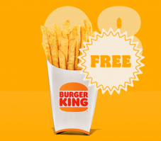 Gratis BK Fries Medium in der Burger King App – NUR HEUTE!