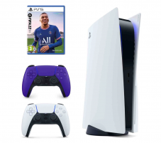 PlayStation 5 inkl. Fifa 22 und zusätzlichem Controller in Violett bei melectronics für 666 Franken