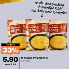 Die besten Angebote bei Migros KW39: Duo Pack Lachsfilets für CHF 8.85, 33% Rabatt auf 3er Pack Rösti und Hamburger zum halben Preis im Wochenendknaller 🤩