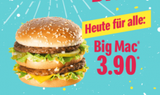 Nur heute: Big Mac für CHF 3.90