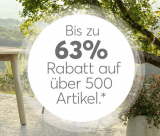 Bis zu 63% Rabatt bei Livique - z.B. Massivholzbetten für 369 Franken, 6er Weinglas-Set für 12 Franken, 78h Kerze für 12 Franken