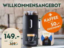 CoffeeB Globe für CHF 149 statt CHF 169 und CHF 50 Kaffee geschenkt