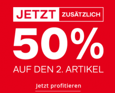 Dosenbach: 50% Extra auf den 2. SALE Schuh