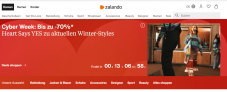 Zalando Cyber Week: Bis zu 70% Rabatt, nur heute!