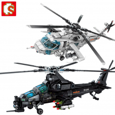 Helikopter- und Jet-Modelle für die J-10 und Z-20 aus Klemmbausteinen bei AliExpress
