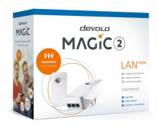 Devolo Powerline Magic 2 LAN triple Starter KIT bei melectronics