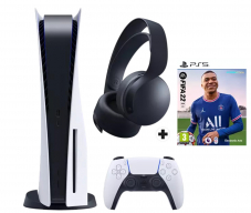 PlayStation 5 + FIFA 22 + PULSE 3D™-Wireless-Headset Bundle bei Mediamarkt