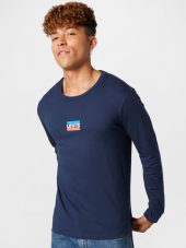 LEVI’S Langarm-Shirt in Azur-Blau in den Grössen XS bis XXL bei AboutYou