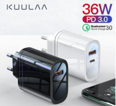 KUULAA 36W USB Ladegerät mit Quick Charge bei Aliexpress