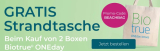 Lensvision Gutschein – Gratis Strandtasche beim Kauf von 2 Boxen Biotrue ONEDAY