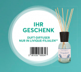 Gratis Duft-Diffuser, 30% auf den teuersten Artikel und 20% auf den Rest bei Livique (ehem. toptip)