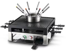 Solis Raclette-Kombination Combi-Grill 3 in 1