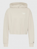 TOMMY JEANS Damen Kapuzenpullover in beige in den Grössen XS, S, M und L bei Manor