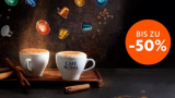 Black Friday Deals bei Café Royal – bis zu 50% + 8 Franken Zusatzrabatt, z.B. 200 Kapseln & 12 Tassen