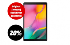 Samsung Galaxy Tab A (2019, 10.1″,  2/32GB, alle Farben) inkl. Book Cover bei Mediamarkt