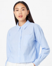 Noisy may Bluse ‚ALBA‘ in Himmelblau für CHF 8.90 in den Grössen XS, M, L, XL