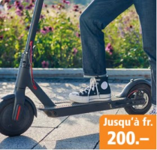 Season‑End Aktion bei Fust: Bis zu CHF 200.- Rabatt auf E‑Scooter