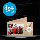 40% Rabatt auf Weihnachts- / Neujahrskarten + gratis Versand ab CHF 50.- bei smartphoto