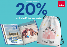 20 % auf Foto-Produkte bei iFolor (bis 16.06.)