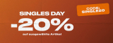 Snipes: 20% Rabatt auf ausgewählte Artikel am Singles Day