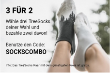 NIKIN: 3 für 2 für TreeSocks
