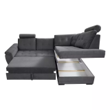 Falco Ecksofa in grau inkl. Lieferung bei LIPO