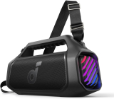 Soundcore by Anker Boom 2 Plus Outdoor Lautsprecher (140 W, 2+2 Stereoklang, Powerbank, wasserdicht)