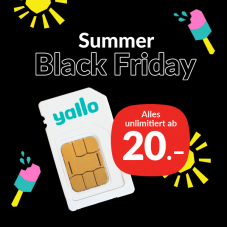 Summer Black Friday bei Yallo: Bis zu 65% Rabatt