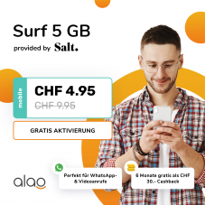 5GB Daten-SIM pro Monat für unter 3 Franken!