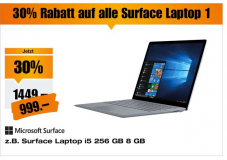 30% Rabatt auf Surface Laptops (1.Gen) bei Melectronics