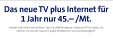 Swisscom inOne home L (Internet L, TV L und Festnetz L) 12 Monate für 45.- CHF statt 160.- CHF – 72% Rabatt