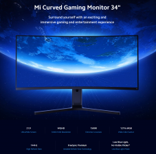 Xiaomi BHR4269GL (3440 x 1440 Pixels) Curved Gaming Monitor 34 „