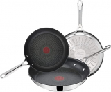 Amazon DE: Jamie Oliver by Tefal  Cook´s Direct On 3-teiliges Bratpfannen-Set | 20, 24, 28cm | Induktionsgeeignet | Spülmaschinengeeignet für CHF 90.-