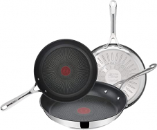 Amazon DE: Jamie Oliver by Tefal  Cook´s Direct On 3-teiliges Bratpfannen-Set | 20, 24, 28cm | Induktionsgeeignet | Spülmaschinengeeignet für CHF 90.-