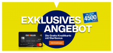 Gratis Cumulus Mastercard mit 4500 Cumulus-Punkten