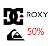 Winterbekleidung von Quiksilver, Roxy und DC 50% zusätzlich auf Sale
