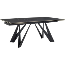 Ausziehtisch Tarus aus Keramik mit Metallgestell