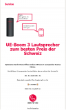 UE Boom 3 Sunrise Edition (nur für Sunrise Kunden)